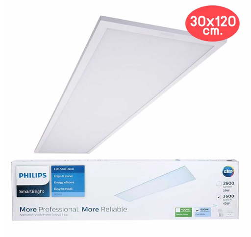 [911401865385] Philips SmartBright Slim Panel RC091V 40W LED40S/865 PSU W30L120 GM G4